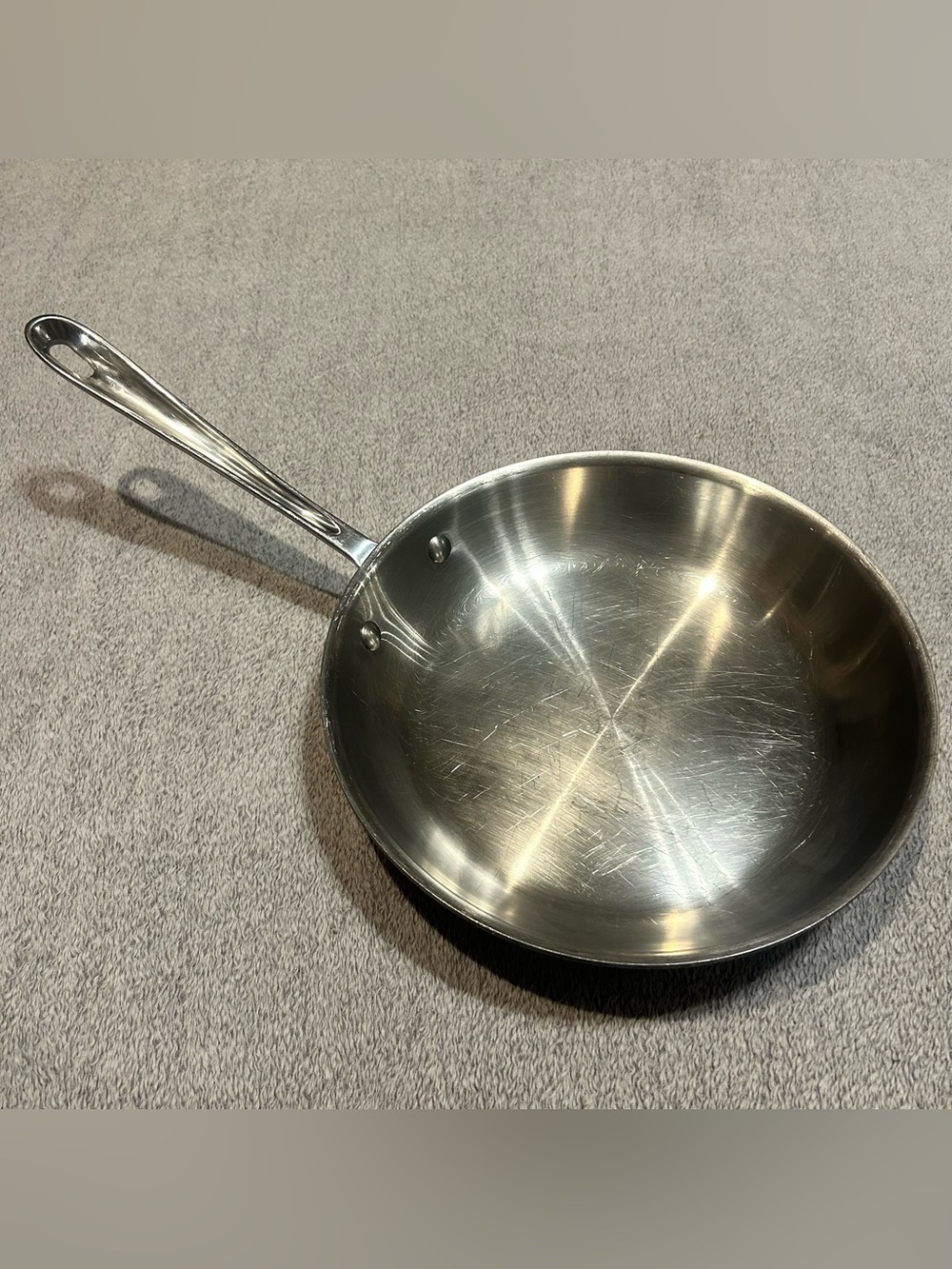 All-Clad Master Chef Saute Frying Pan Metal 10" Crafters Made in USA